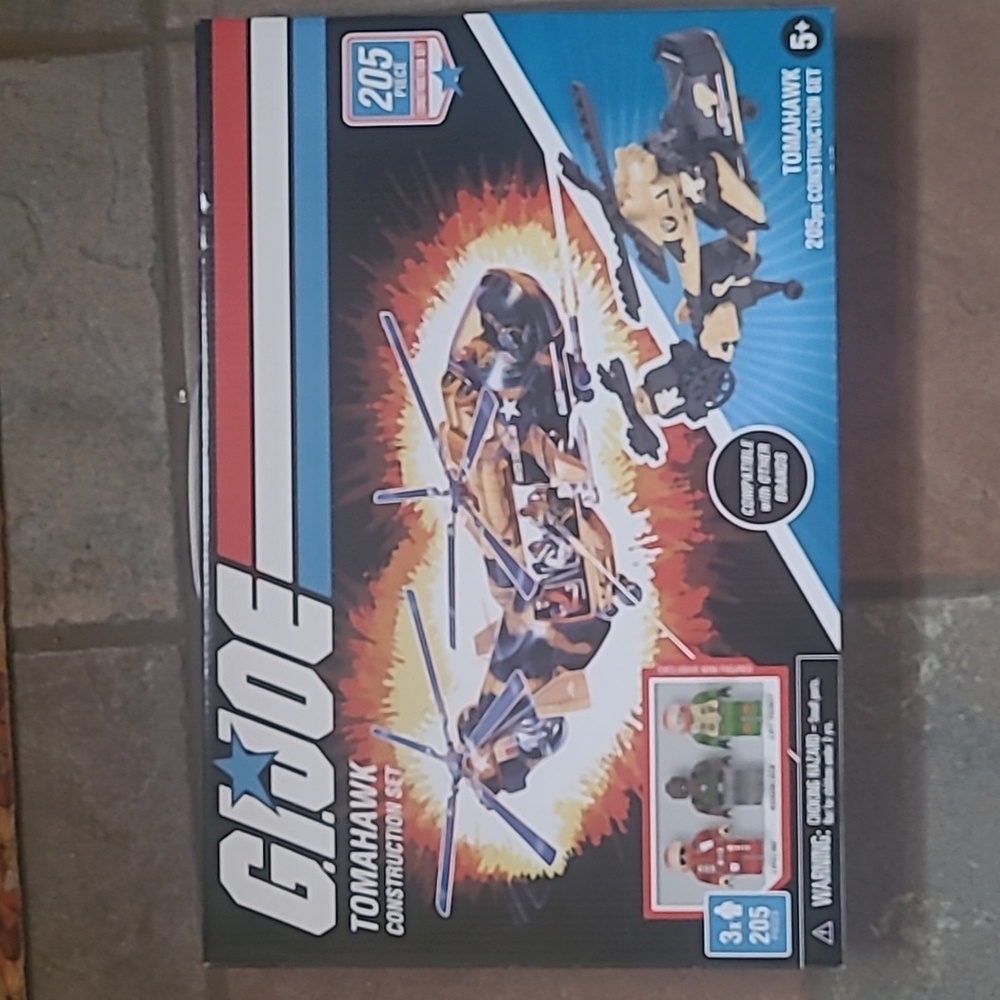 New in box! GI Joe Tomahawk 205 piece exclusive figures lego construction set